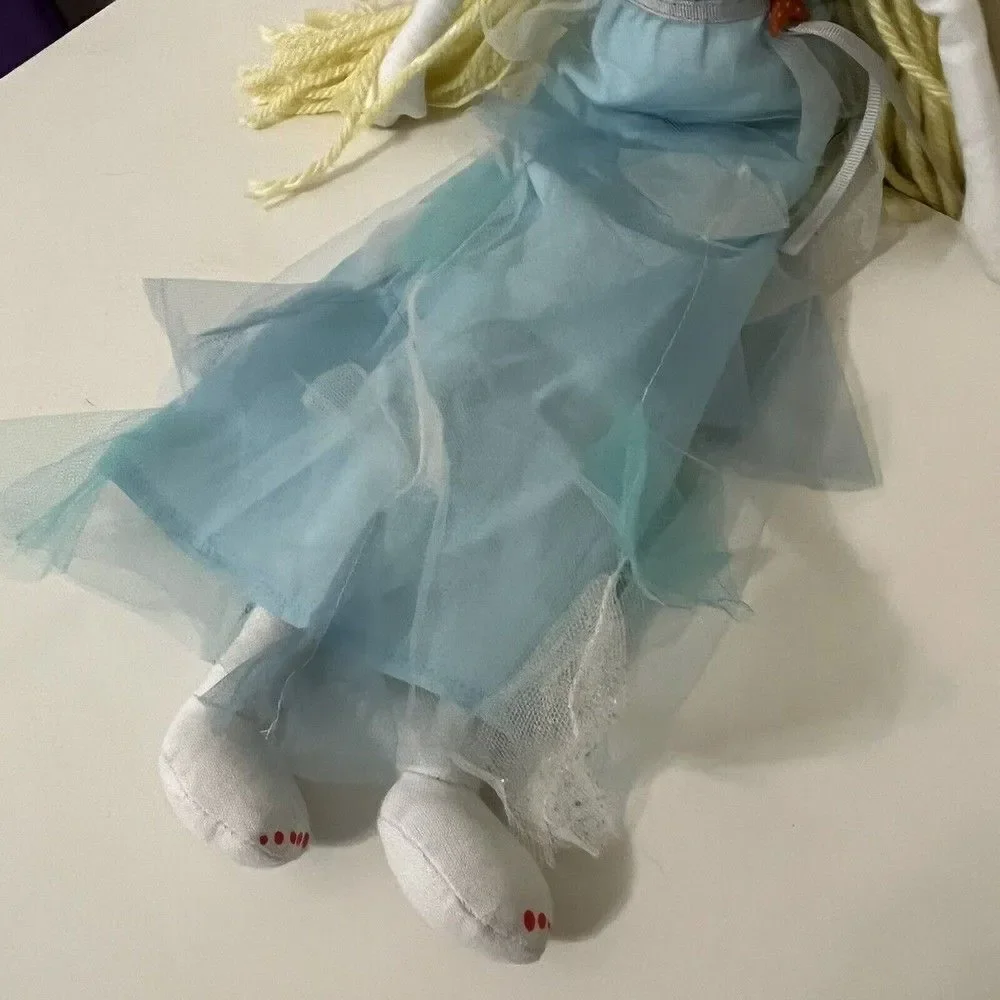 Pottery Barn Kids Designer Doll Mermaid on Land Sea Princess Blue Dress 18